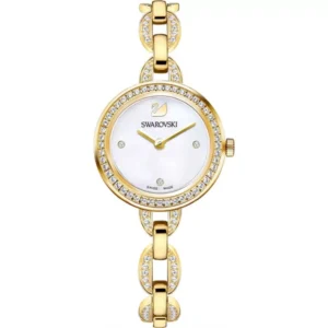 Swarovski Aila Mini Gold Tone Watch 28mm