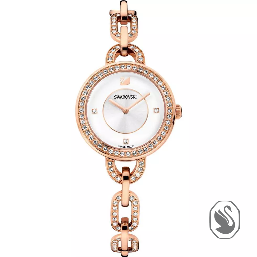 Swarovski Aila Rose Gold Tone Watch 31mm