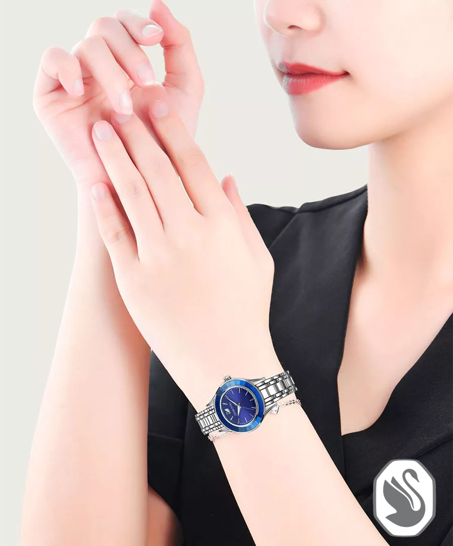 Swarovski Alegria Blue Watch 33mm