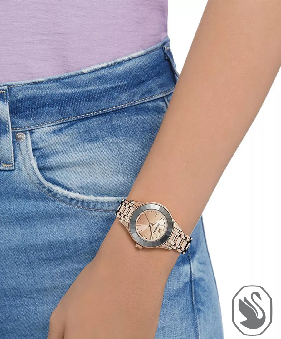 Swarovski Alegria Gold Tone Watch 33mm