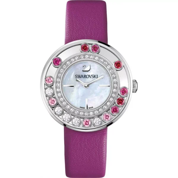 Swarovski Lovely Crystals Magenta Watch 35mm