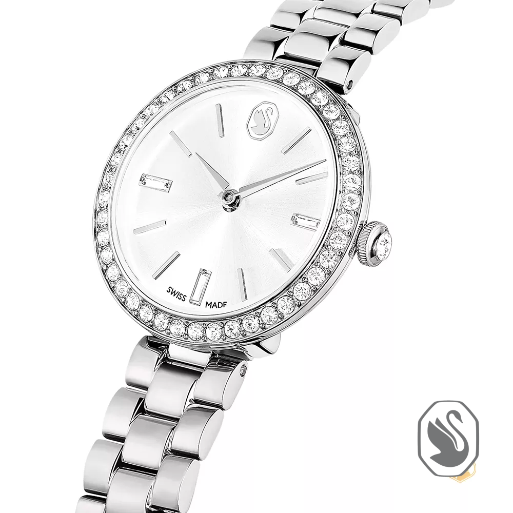 Swarovski Certa Silver Tone Watch 30mm