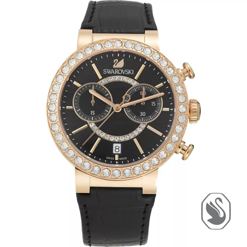 Swarovski Citra Sphere Chrono Watch 38mm