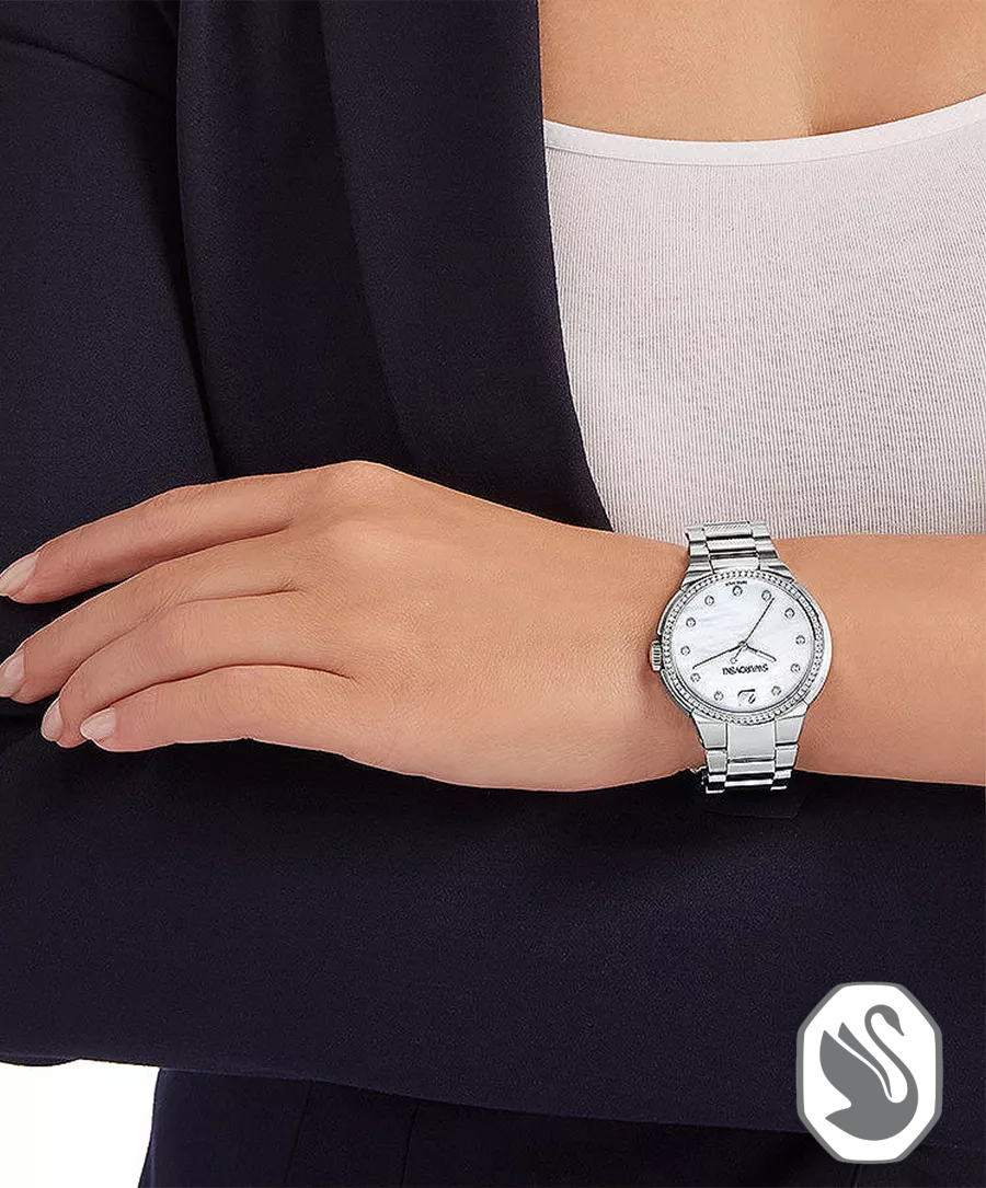 Swarovski City Mother of Pearl Watch 38mm
