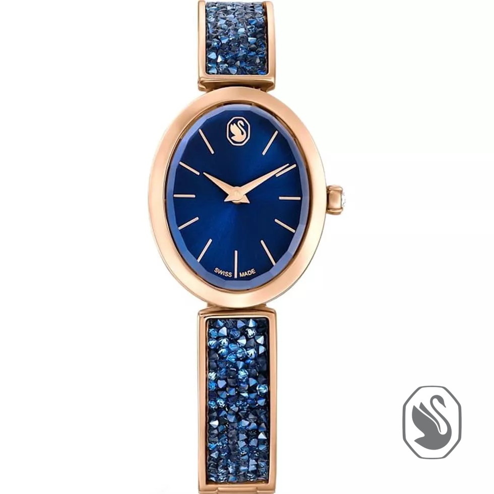 Swarovski Crystal Rock Oval Watch 26mm x 29mm