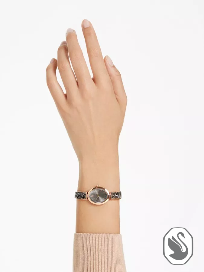 Swarovski Crystal Rock Oval Watch 26mmx29mm