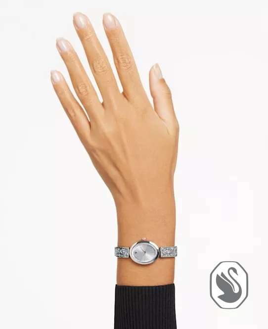 Swarovski Crystal Rock Oval Watch 26x29MM
