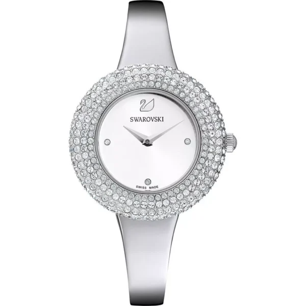 Swarovski Crystal Rose Silver Watch 34mm