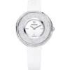 Swarovski Crystal Silver Watch 34mm