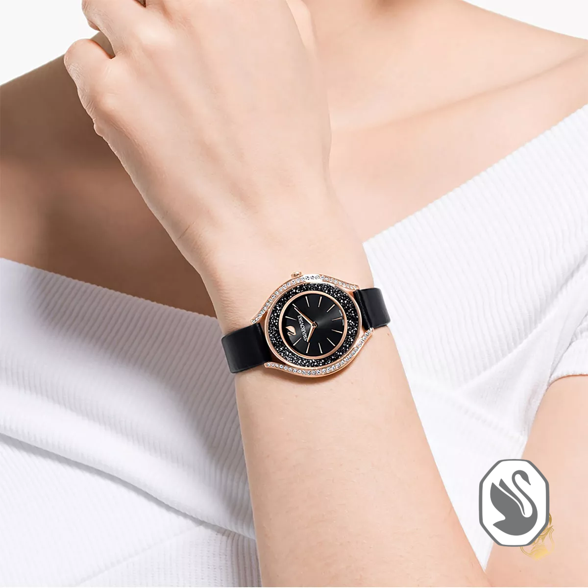 Swarovski Crystalline Aura watch 35.5mm