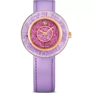 Swarovski Crystalline Lustre Purple Watch 33mm