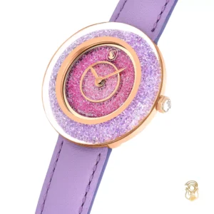 Swarovski Crystalline Lustre Purple Watch 33mm