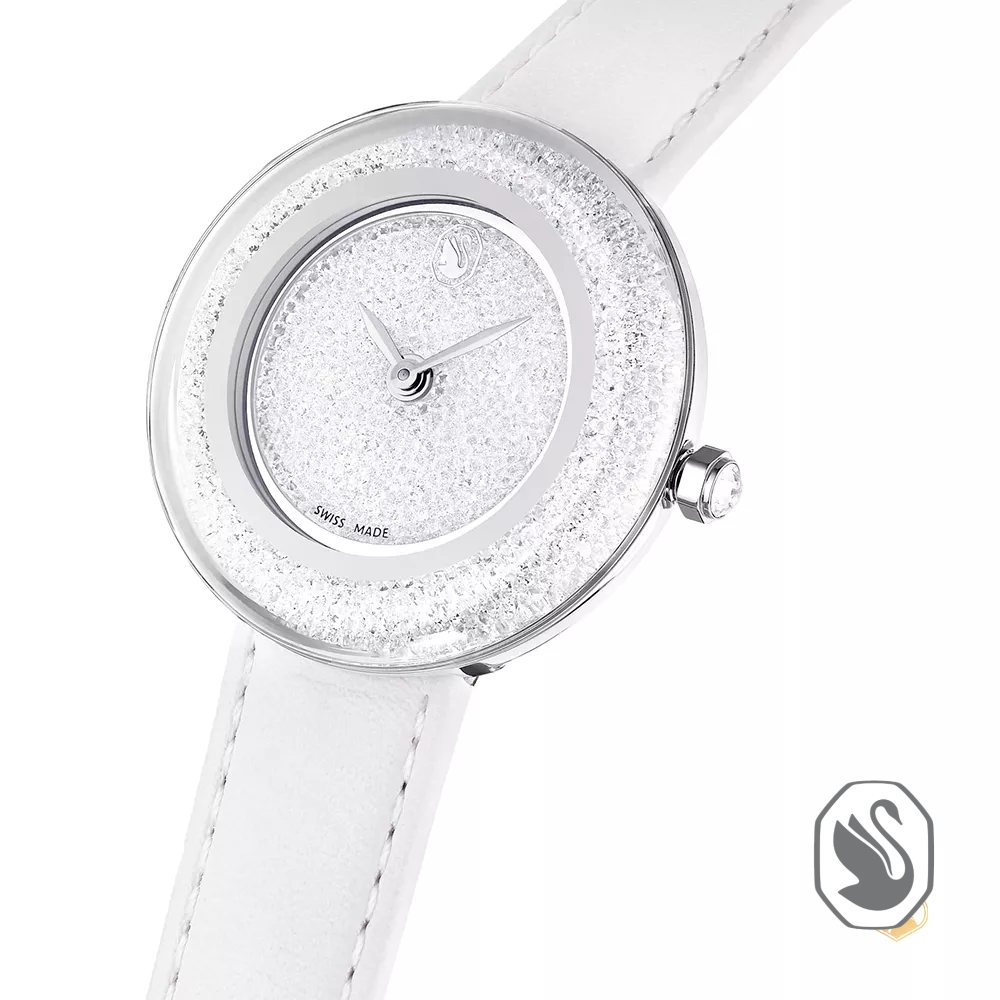 Swarovski Crystalline Lustre White Watch 33mm