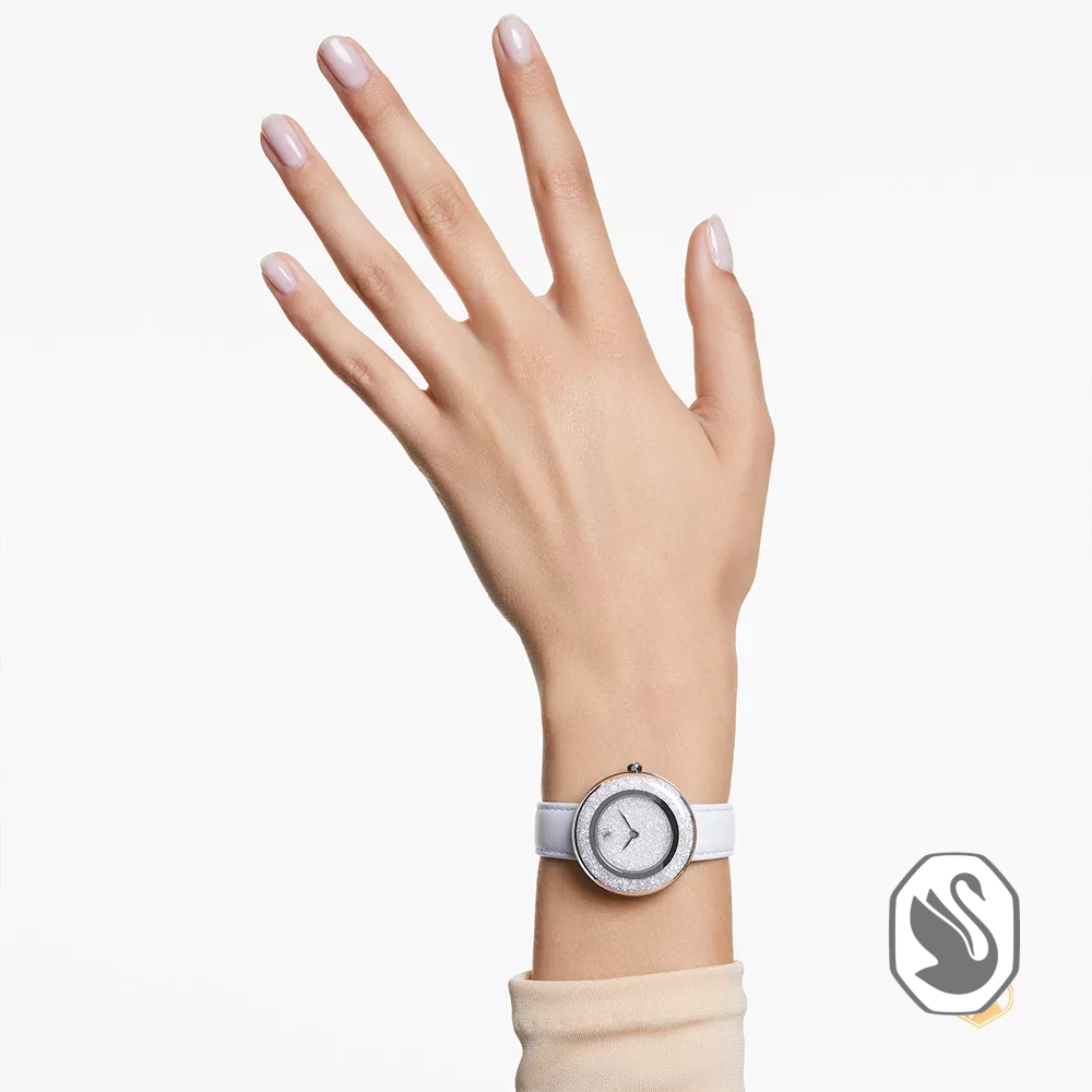 Swarovski Crystalline Lustre White Watch 33mm