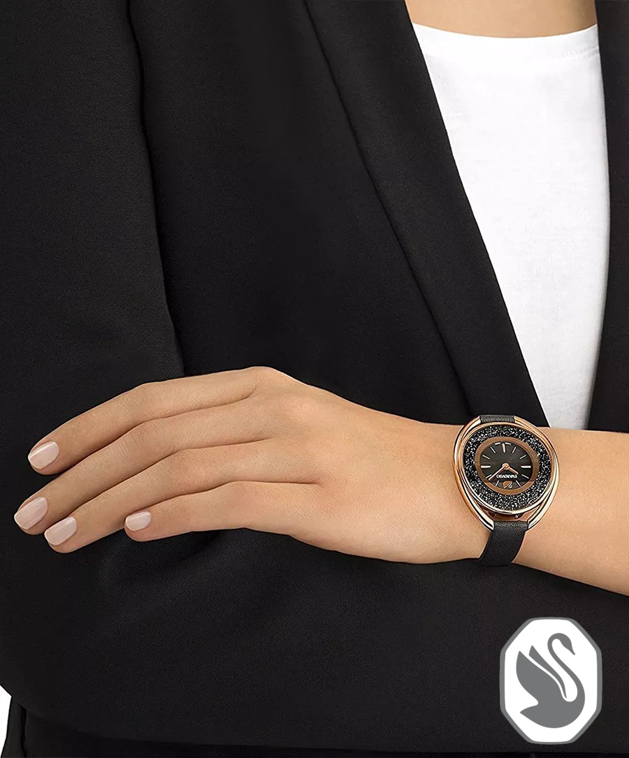 Swarovski Crystalline Oval Ladies Watch 37MM