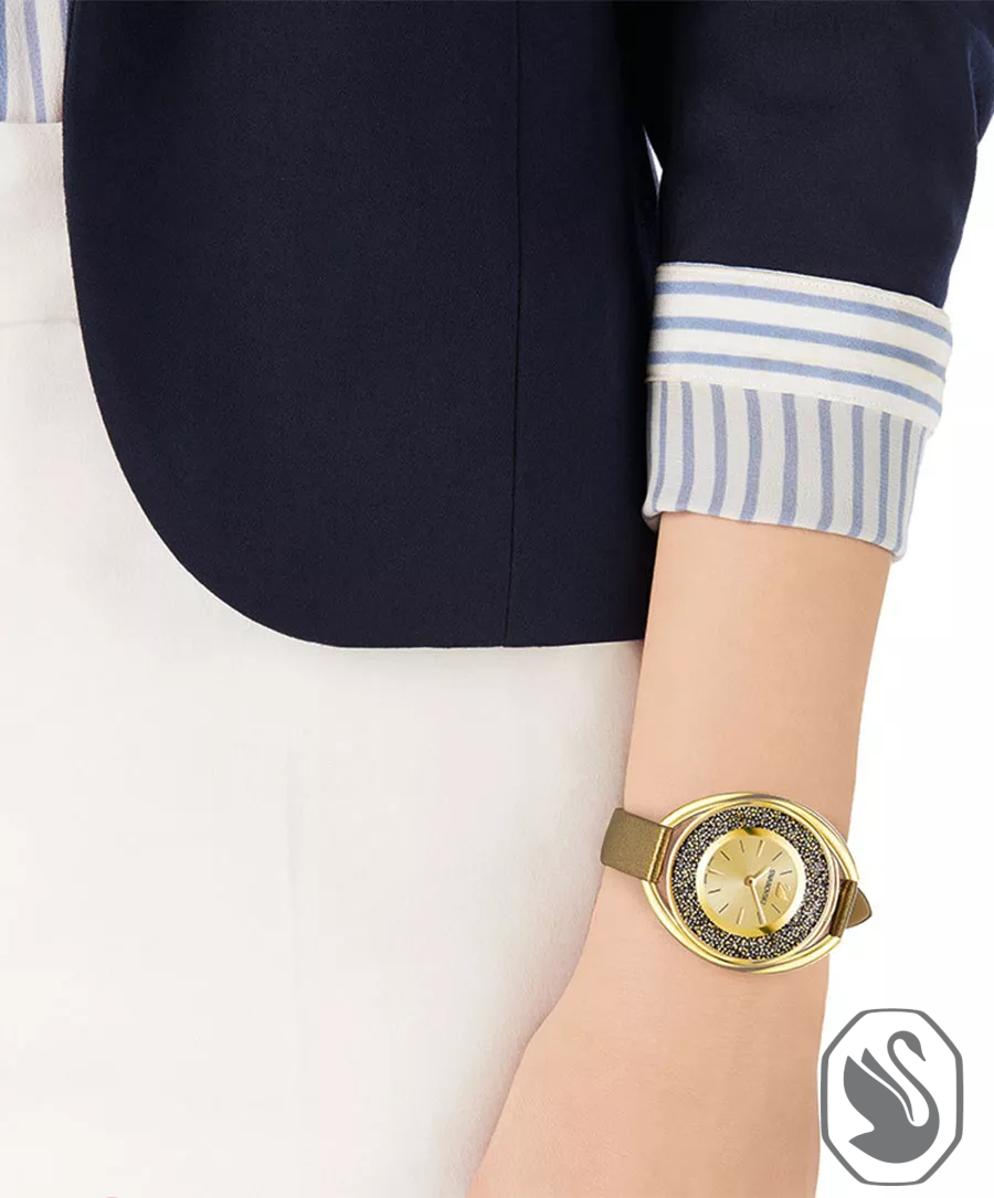 Swarovski Crystalline Oval Tone Watch 37MM