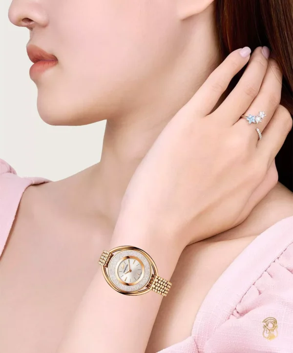 Swarovski Crystalline Oval Watch 37×43mm