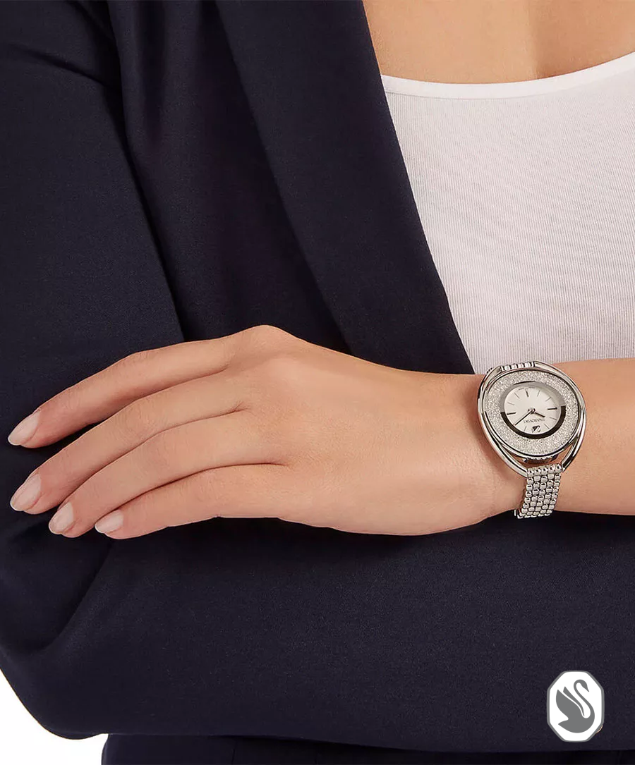 Swarovski Crystalline Oval Watch 37×43mm