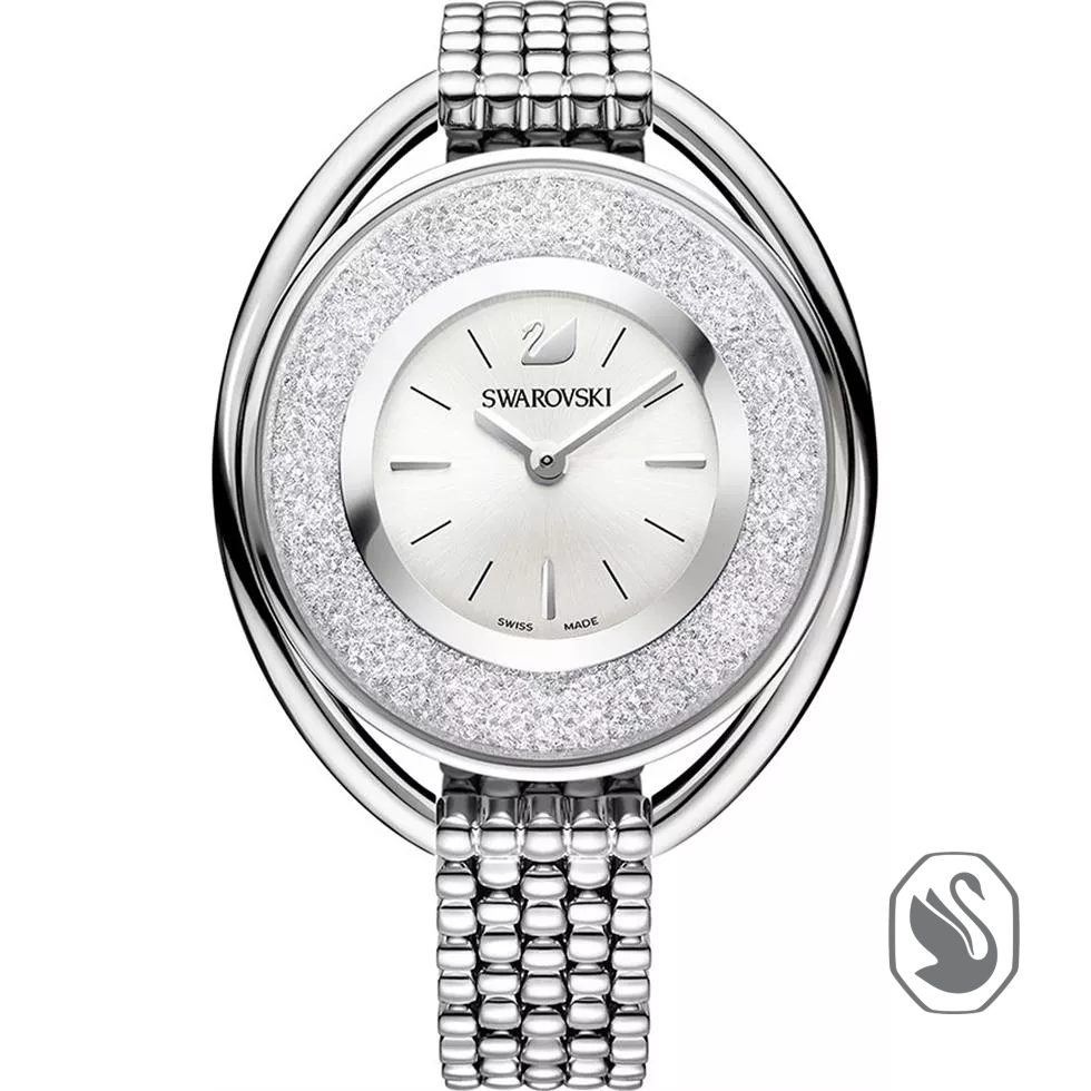 Swarovski Crystalline Oval Watch 37×43mm