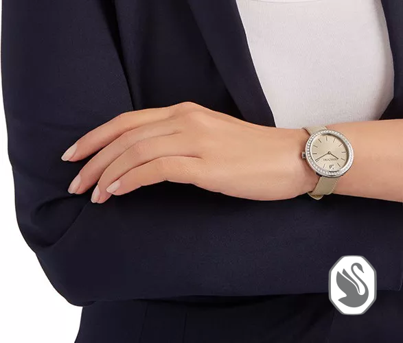 Swarovski Daytime Beige Watch 34mm