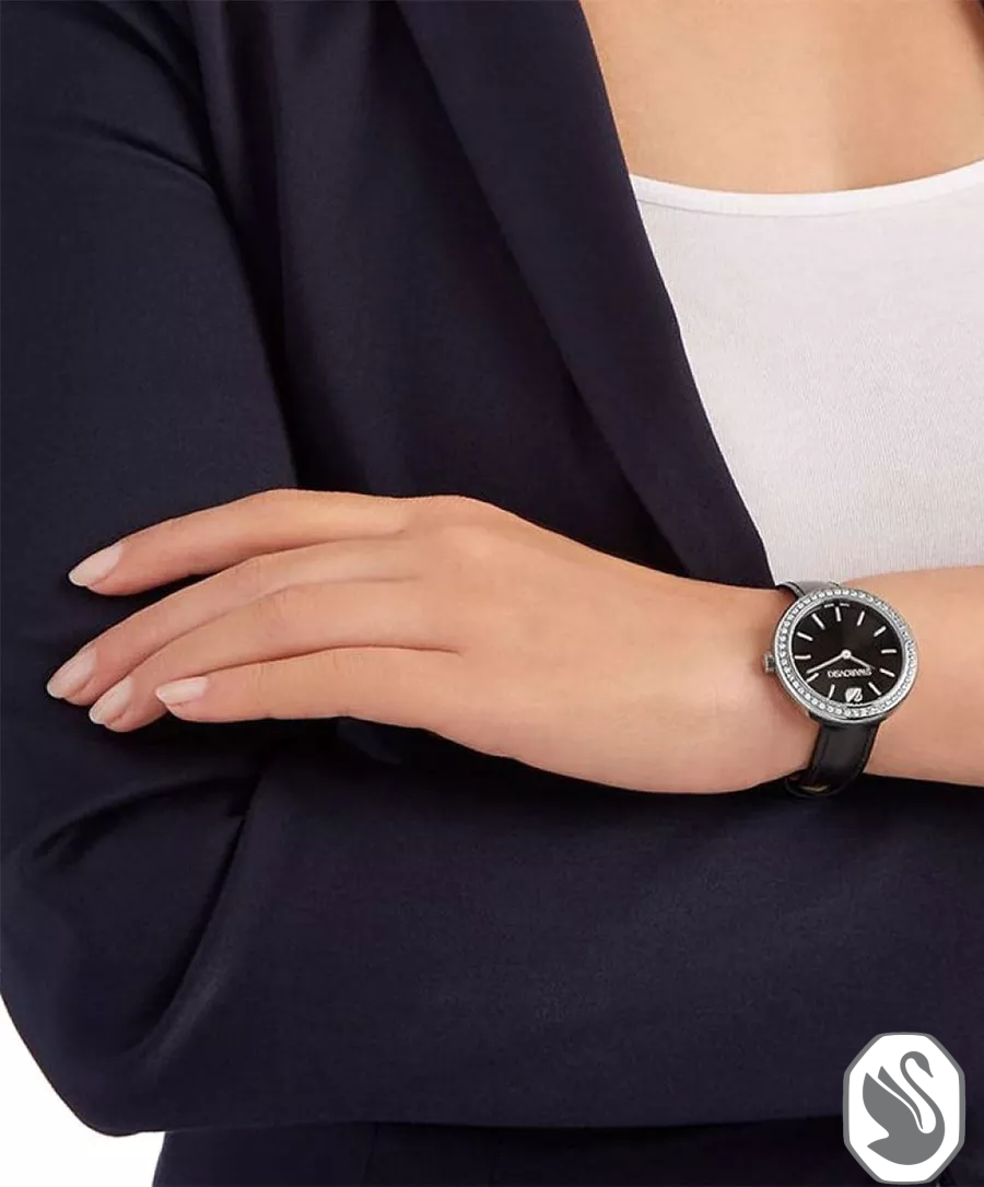 Swarovski Daytime Black Watch 34mm