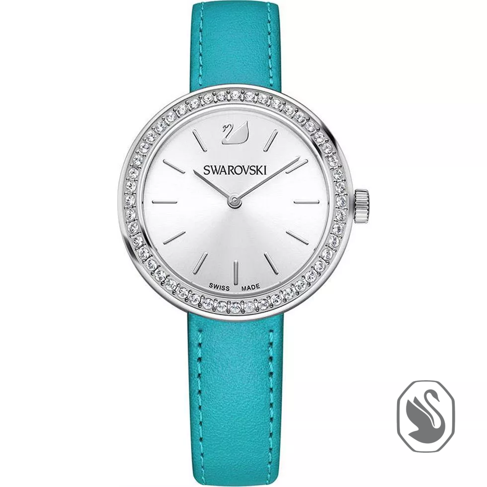 Swarovski Daytime Lagoon Blue Watch 34mm
