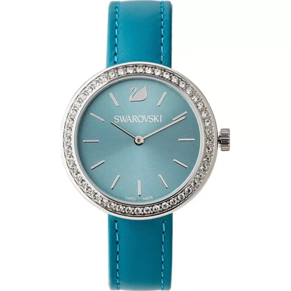 Swarovski Daytime Petrol Ladies Watch 34mm