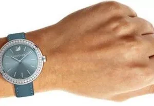 Swarovski Daytime Petrol Ladies Watch 34mm