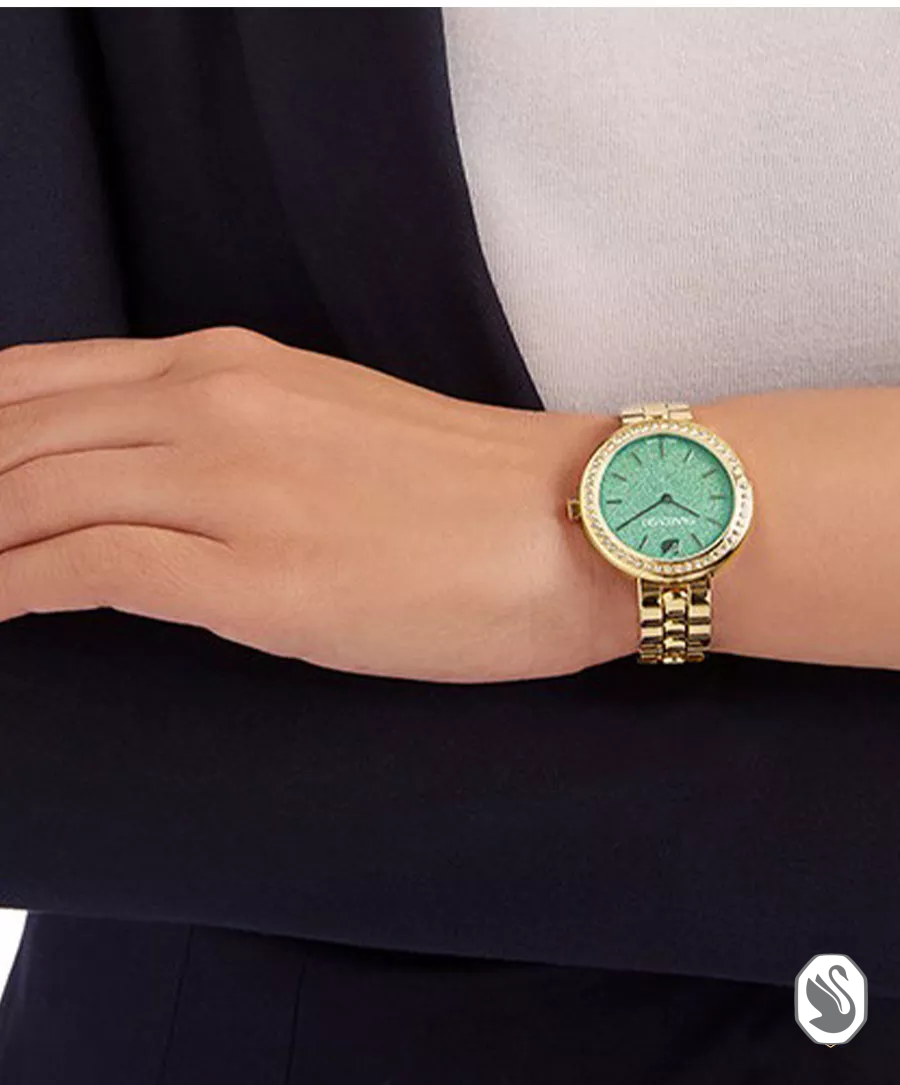 Swarovski Daytime Turquoise Watch 34mm