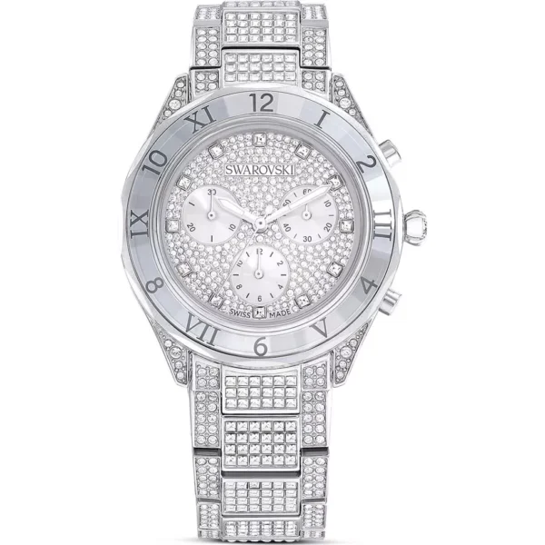 Swarovski Dextera Lux Silver Watch 40mm