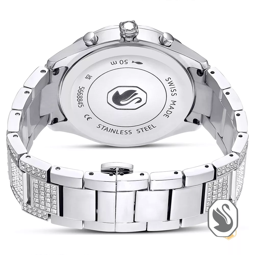 Swarovski Dextera Lux Silver Watch 40mm