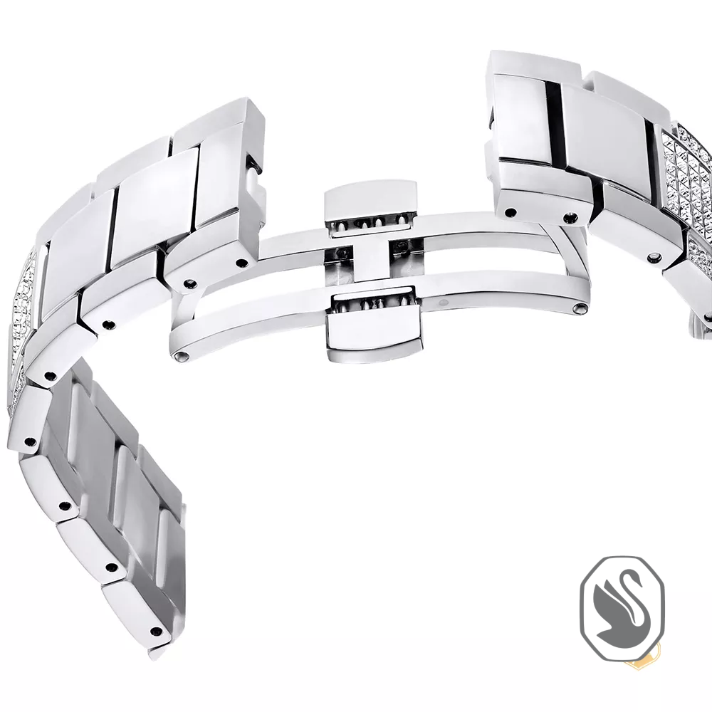 Swarovski Dextera Lux Silver Watch 40mm