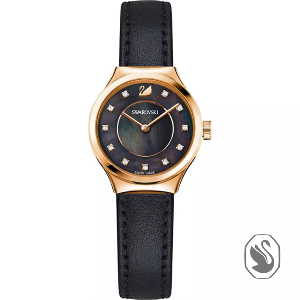 Swarovski Dreamy Black Ladies Watch 28mm