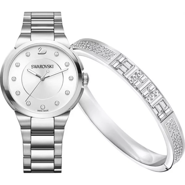 Swarovski Ethic Bangle & City Ladies Watch 38mm