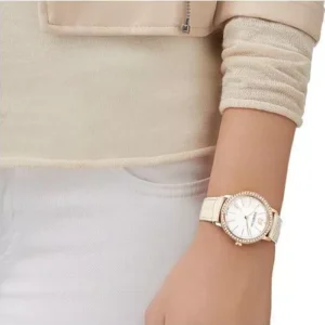 Swarovski Graceful Lady Beige Watch 37mm