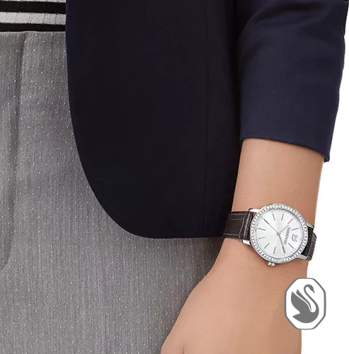 Swarovski Graceful Lady Brown Ladies Watch 37mm