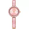 Swarovski Matrix Pink Tone Watch 25mm