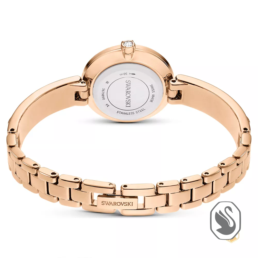 Swarovski Matrix Pink Tone Watch 25mm