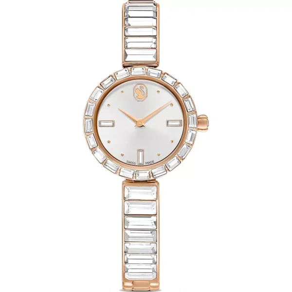 Swarovski Matrix Rose Gold Tone Watch 25mm