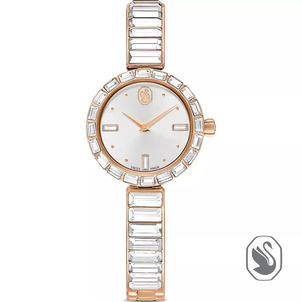 Swarovski Matrix Rose Gold Tone Watch 25mm
