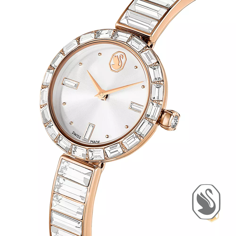 Swarovski Matrix Rose Gold Tone Watch 25mm