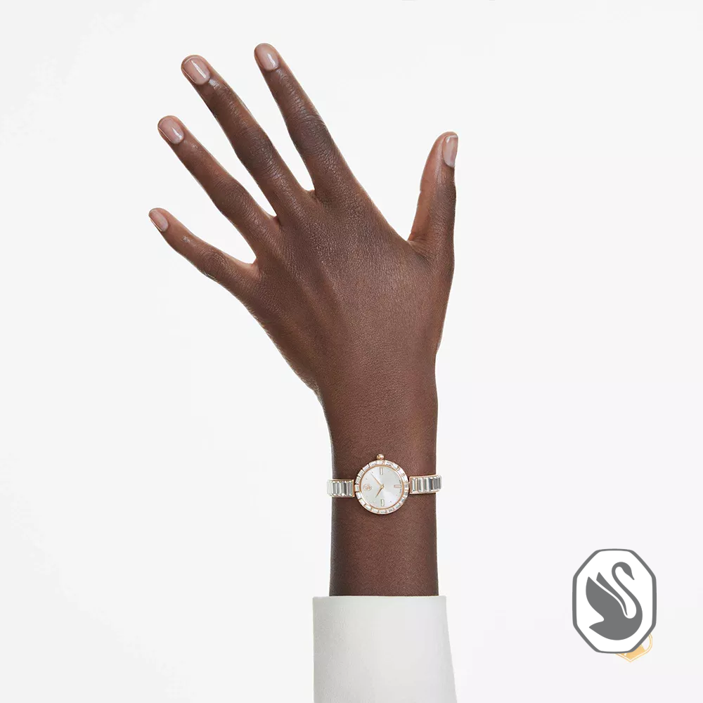 Swarovski Matrix Rose Gold Tone Watch 25mm