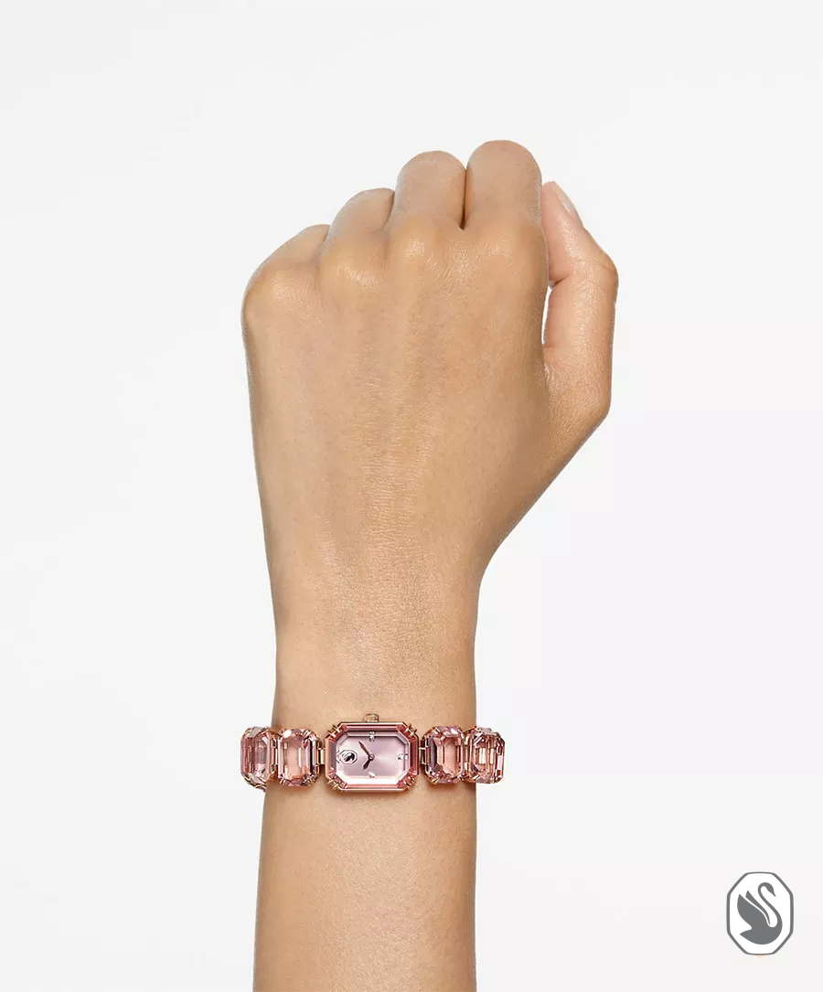 Swarovski Octagon Champagne Watch 23*17mm