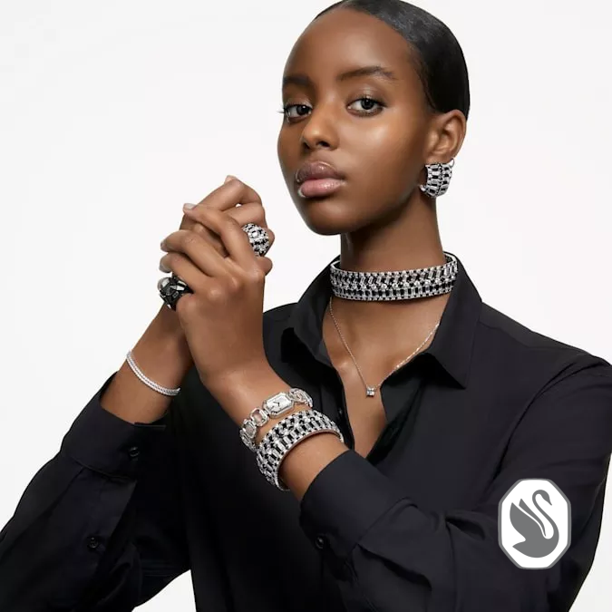 SWAROVSKI Octagon Cut Bracelet 23mmx17mm