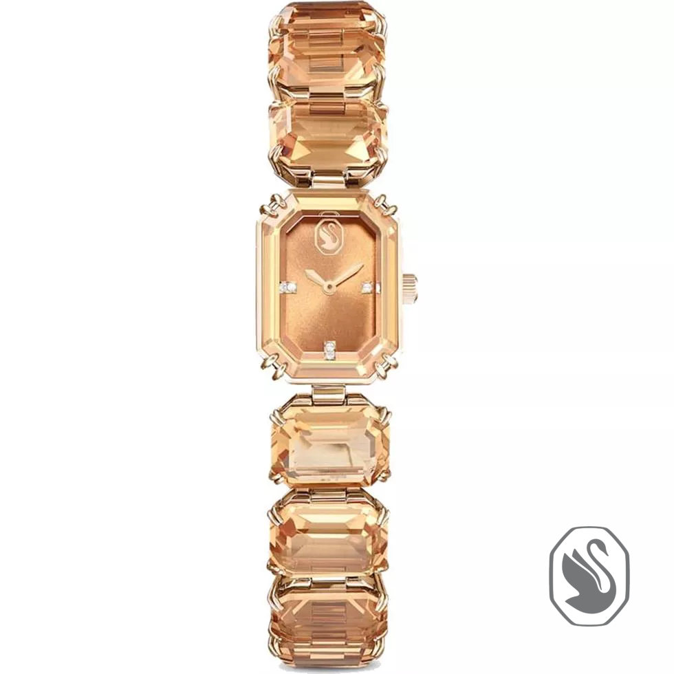 Swarovski Octagon Cut Bracelet Watch 23x17mm