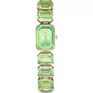 Swarovski Octagon Green Champagne Watch 23*17mm