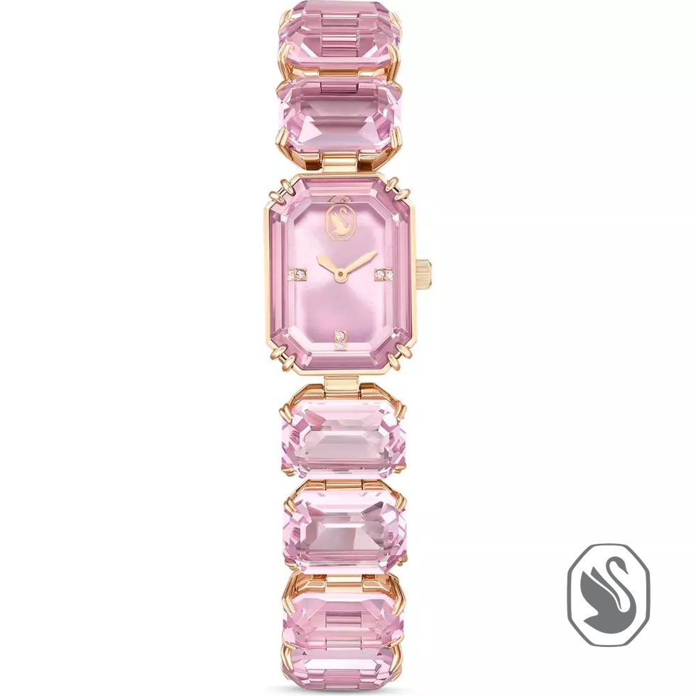 Swarovski Octagon Champagne Watch 23*17mm