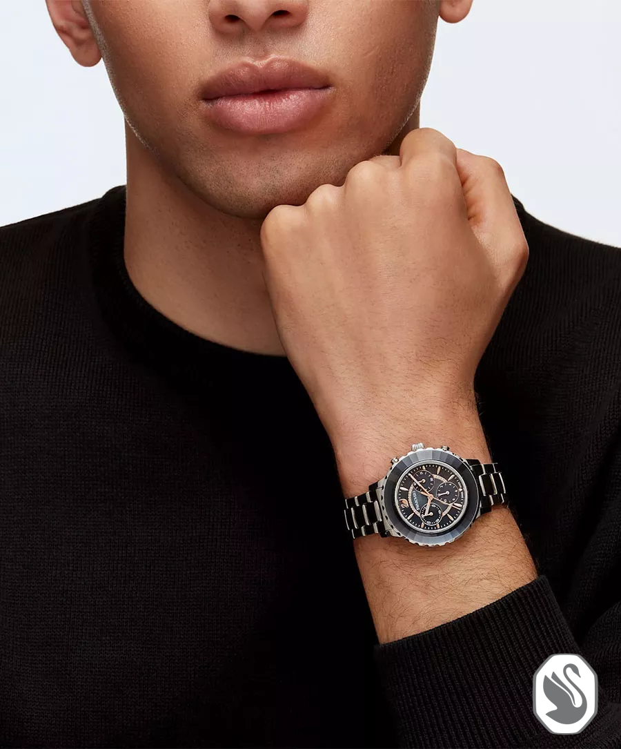 Swarovski Octea Lux Chrono Watch 39mm