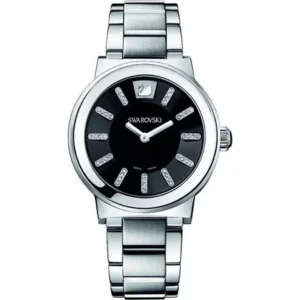 Swarovski Piazza Black Metal Watch 36mm