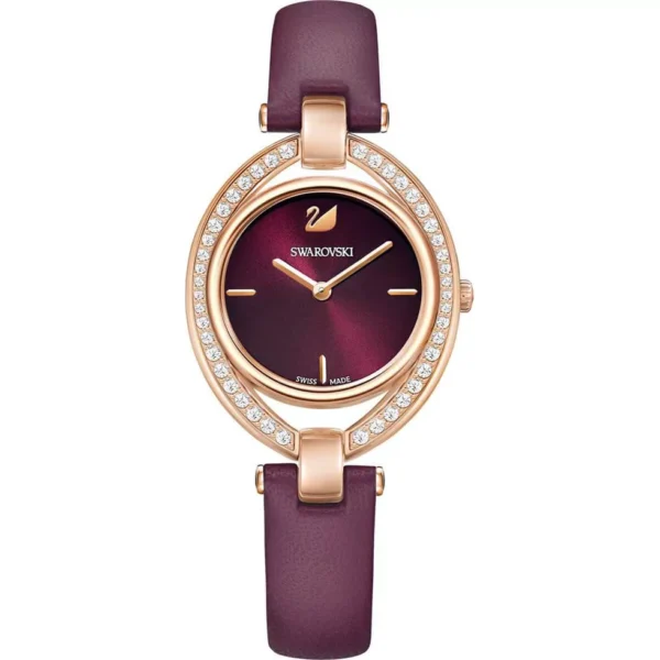 Swarovski Stella Leather Ladies Watch 29mm